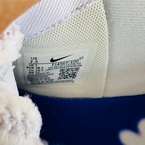 ❤️Rare Nike Air Force 1 Shadow Womens Shoes Sz 7.5 White Blue Sneaker FJ4567-100 - Picture 8 of 12